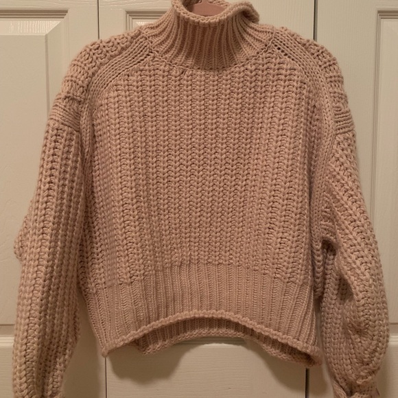 H&M Sweaters - Pink H&M Turtleneck Sweater
